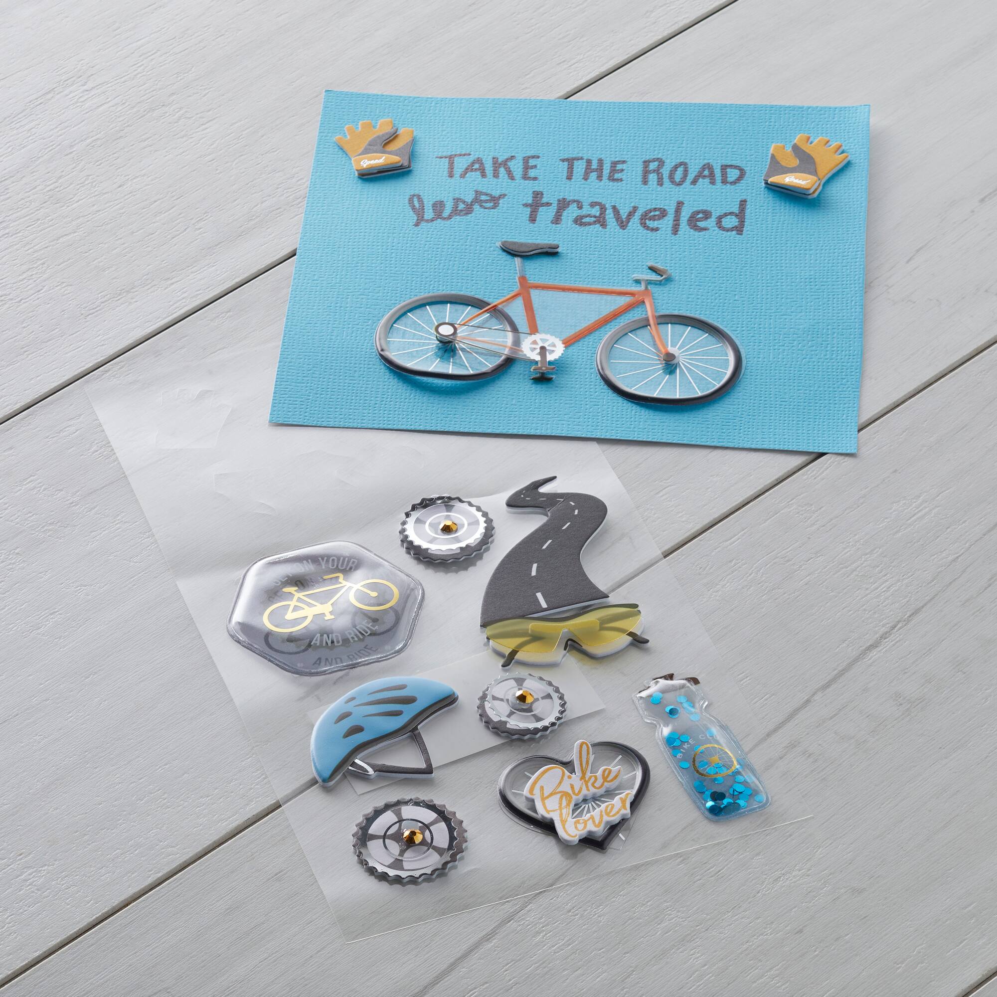 Cycling Dimensional Stickers by Recollections™